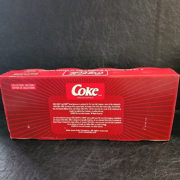 Coca-Cola Collector Polar Bear Glasses Set of Four 16 oz. New in Original Box - Picture 4 of 6